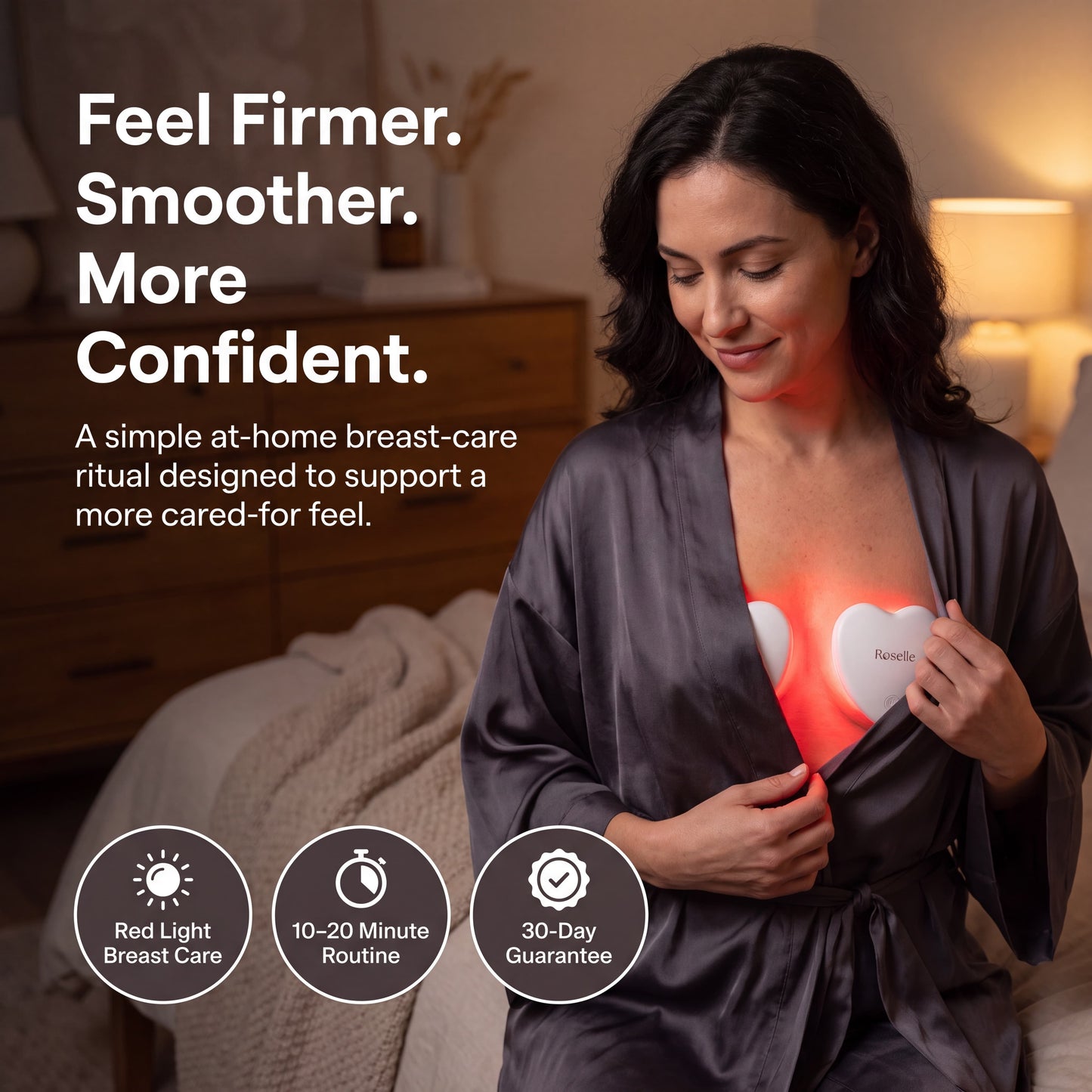 Roselle Lift & Glow Breast Massager